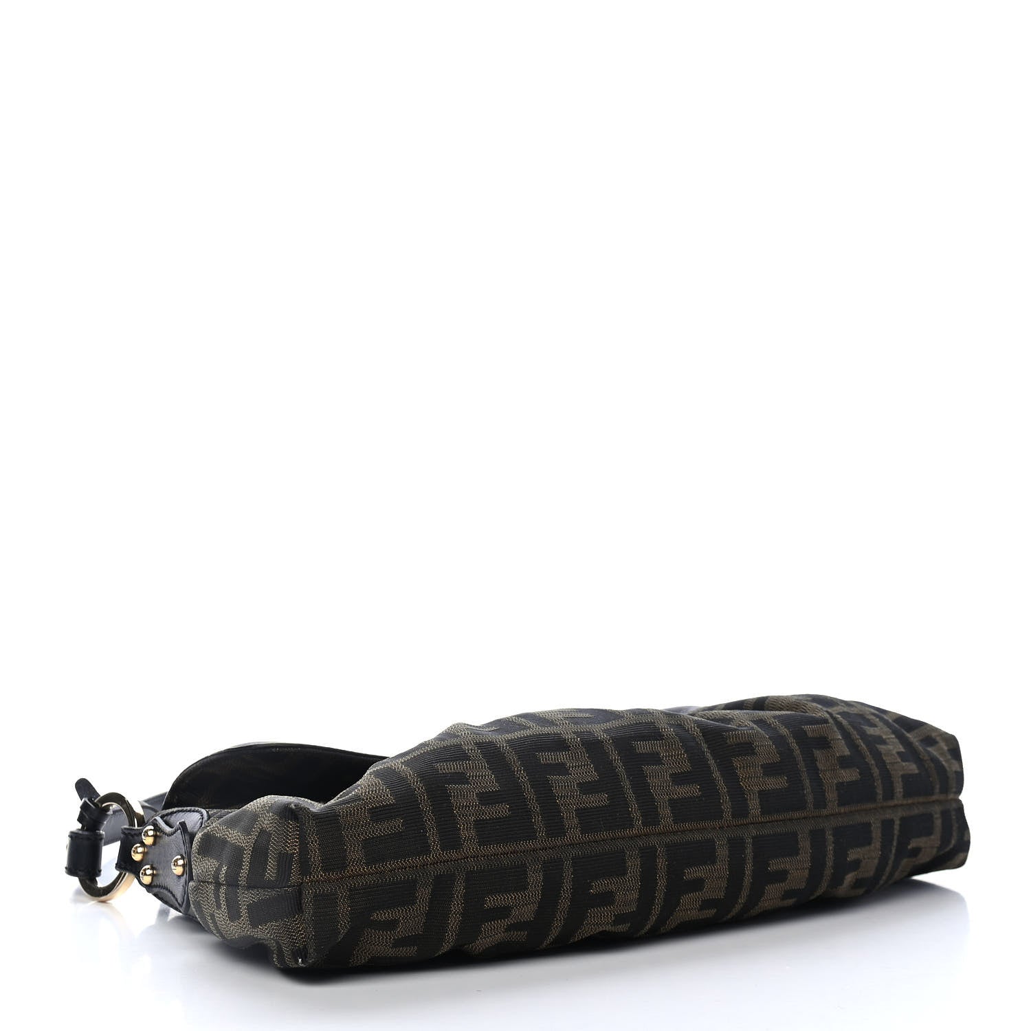 Fendi Zucca Sequin Small Chef Shoulder Bag Tobacco 3 of 4