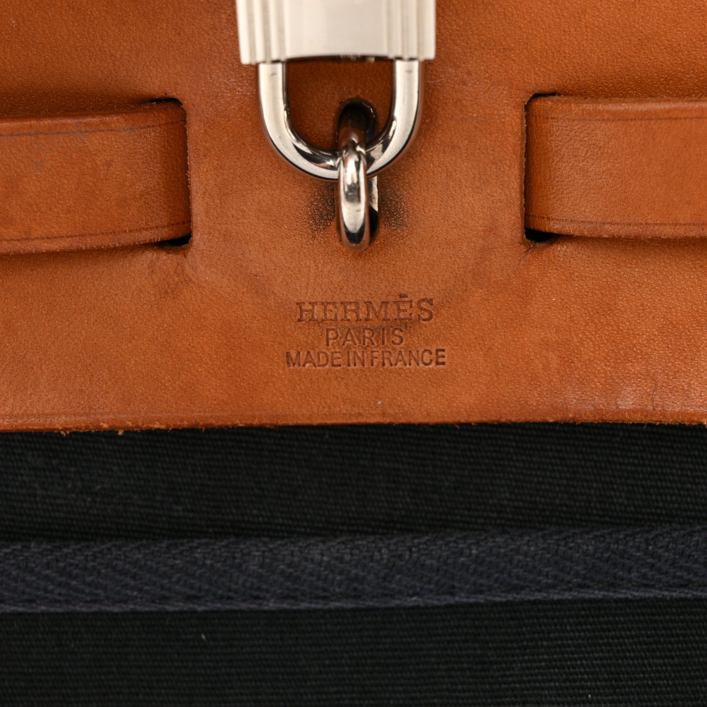 Vache Hunter Toile Herbag Zip 31 PM Bleu De Malte Natural