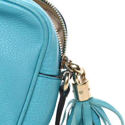 Gucci Pebbled Calfskin Small Soho Disco Bag Deep Cobalt 12 of 17