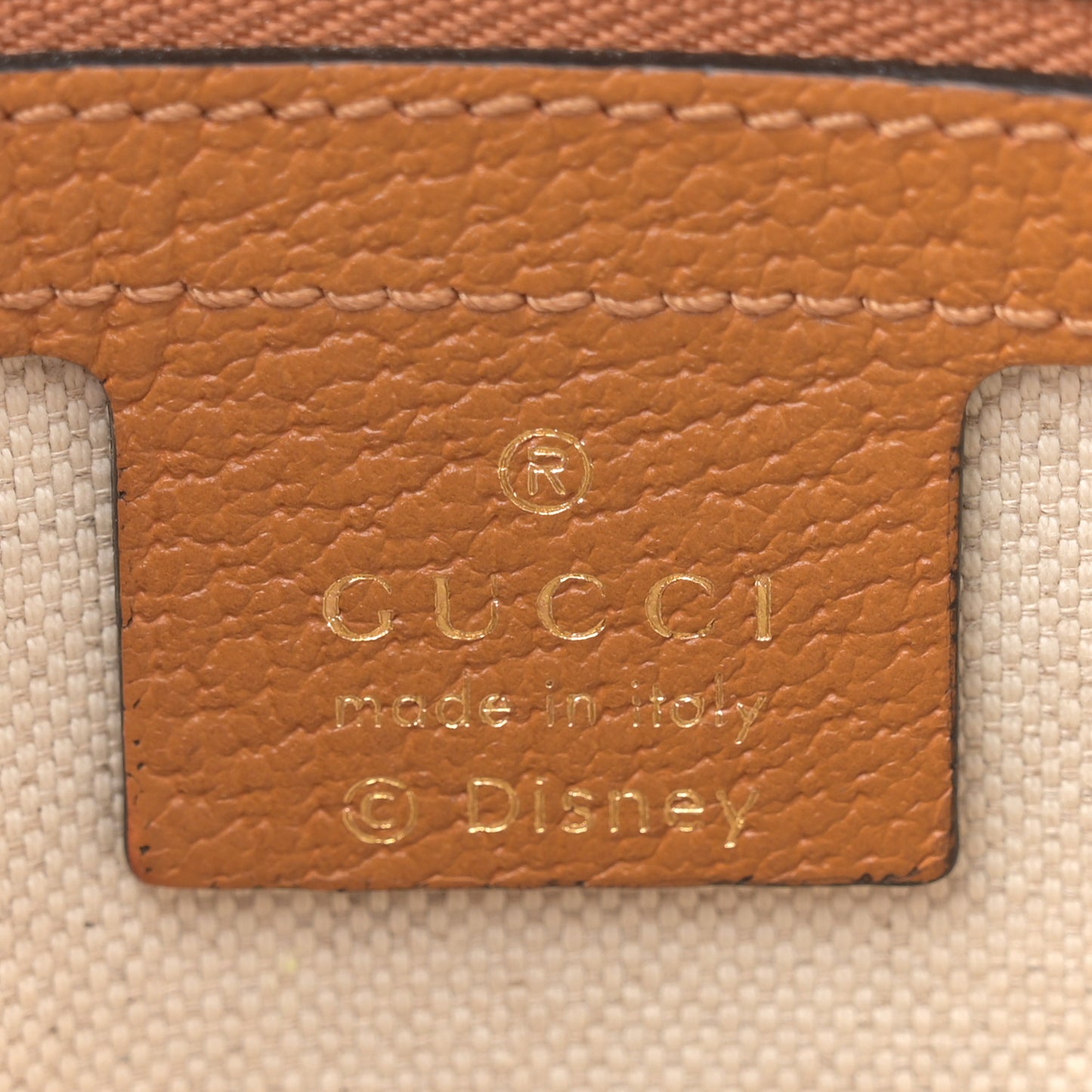 X DISNEY Mini Vintage GG Supreme Monogram Mickey Mouse Small Belt Bag 120 48 Beige Vintage Sun Oil