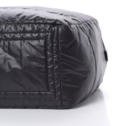 Chanel Nylon Quilted Large Coco Cocoon Tote Black 10 of 11