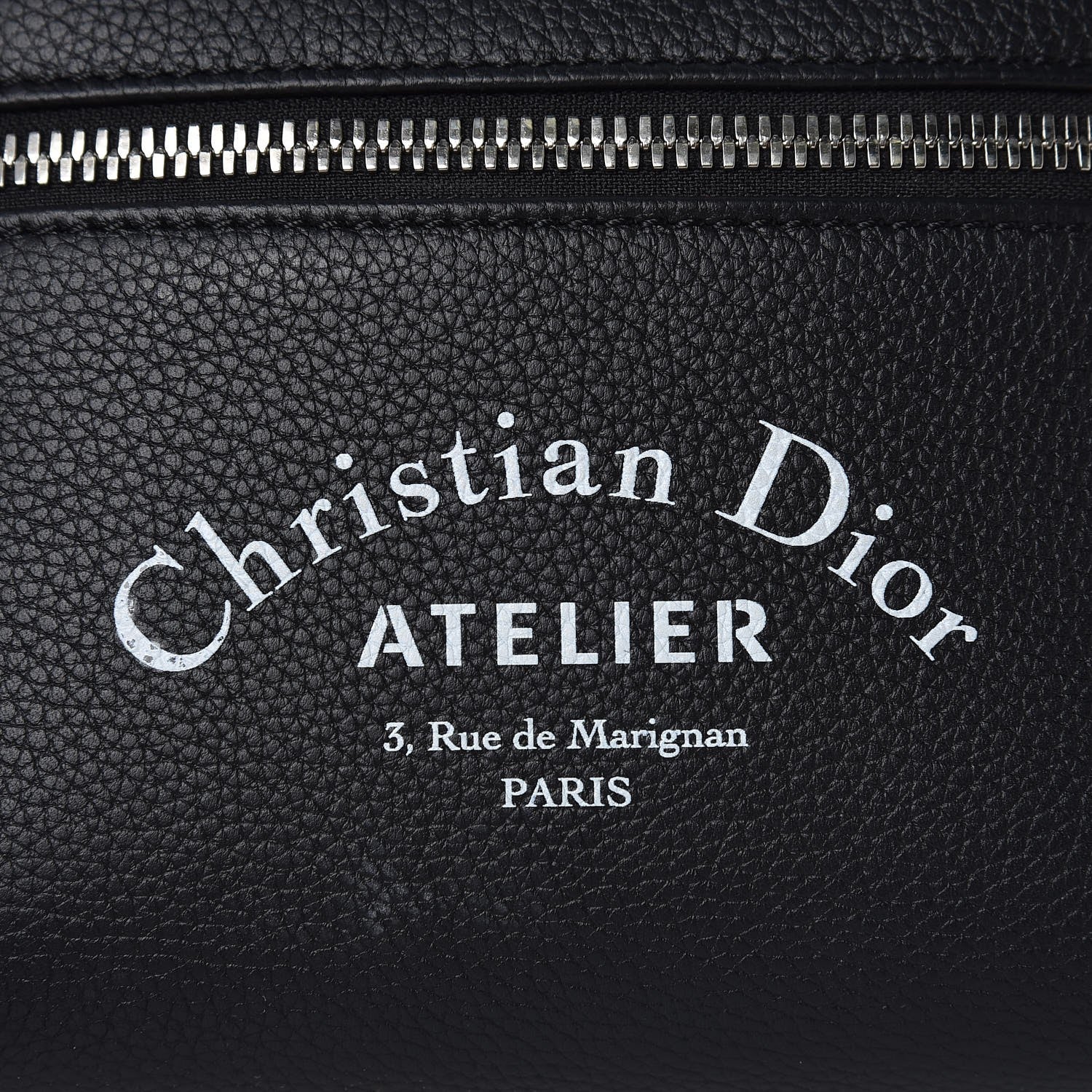 Christian Dior Grained Calfskin Mini Rider Backpack Black 8 of 10