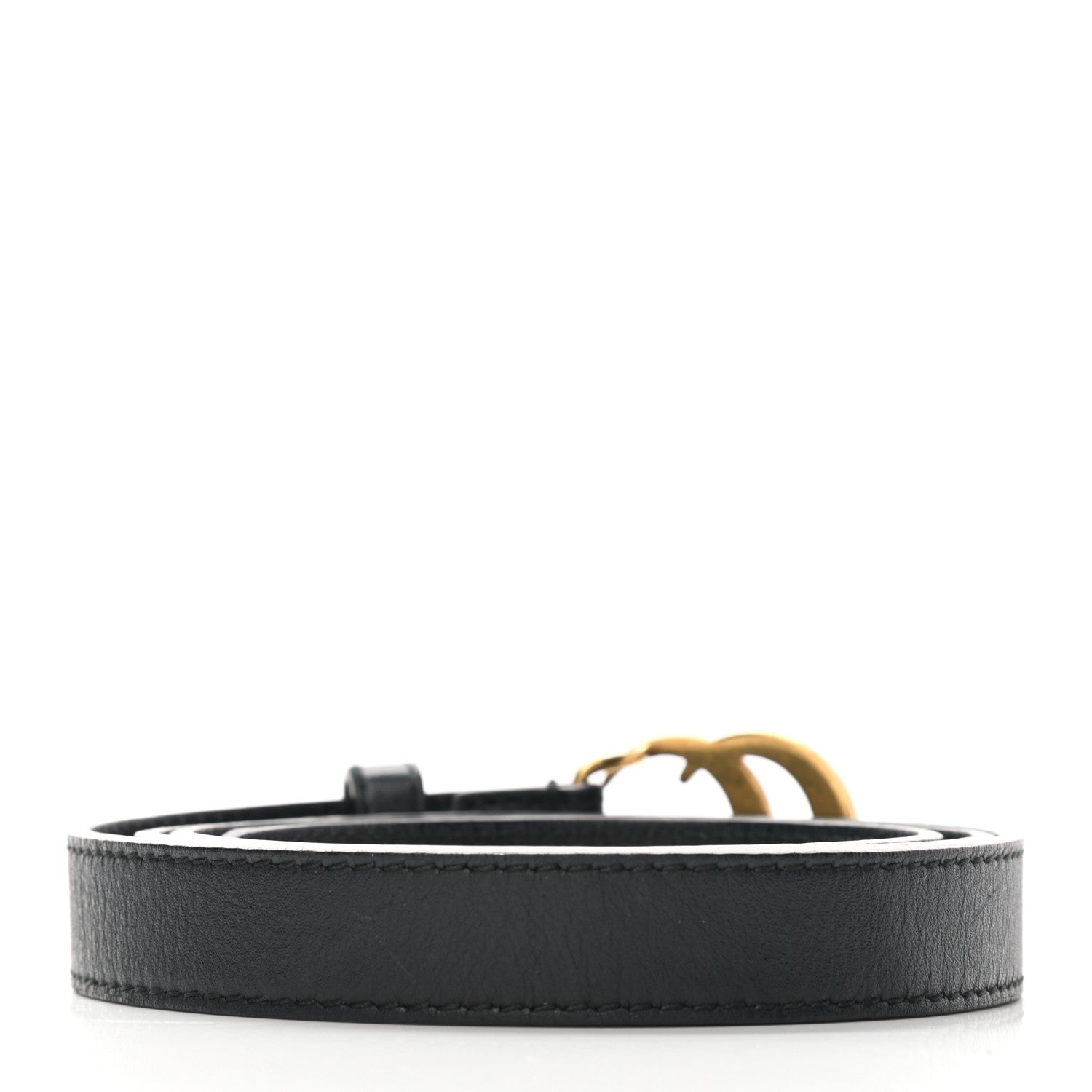Gucci Calfskin Double G 20mm Belt 90 36 Black 2 of 6