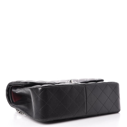 Chanel Lambskin Quilted Jumbo Double Flap Black 5 of 12