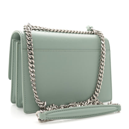 Saint Laurent Calfskin Small Monogram Sunset Vert Opaline 3 of 15