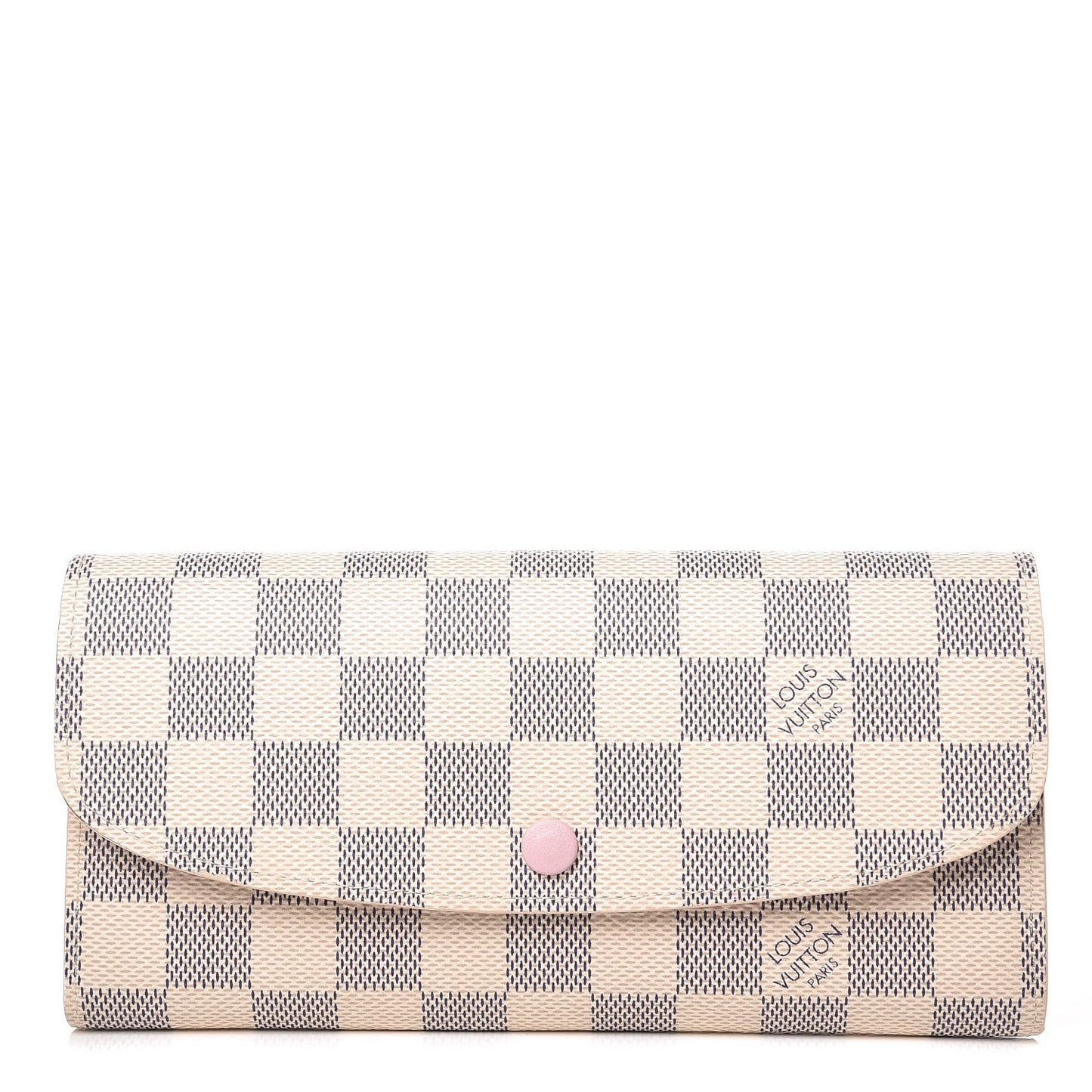 Damier Azur Emilie Wallet Rose Ballerine