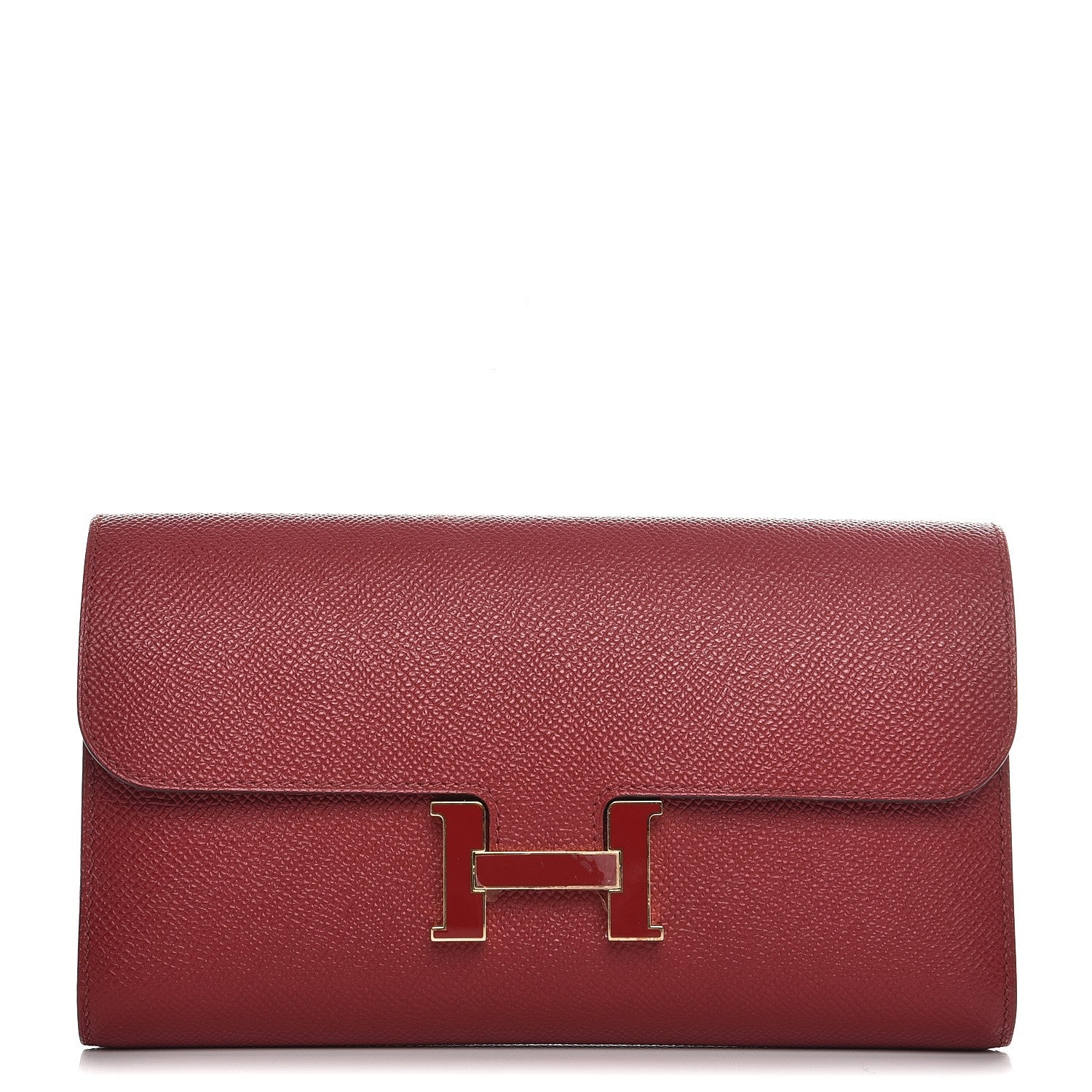 Hermes Epsom Constance Long Wallet Rouge Grenat 1 of 12