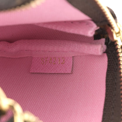 Louis Vuitton Monogram 2023 Christmas Animation Alpine Pochette Accessories Pink 7 of 8