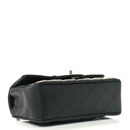Chanel Caviar Quilted Mini Rectangular Flap Black 4 of 12