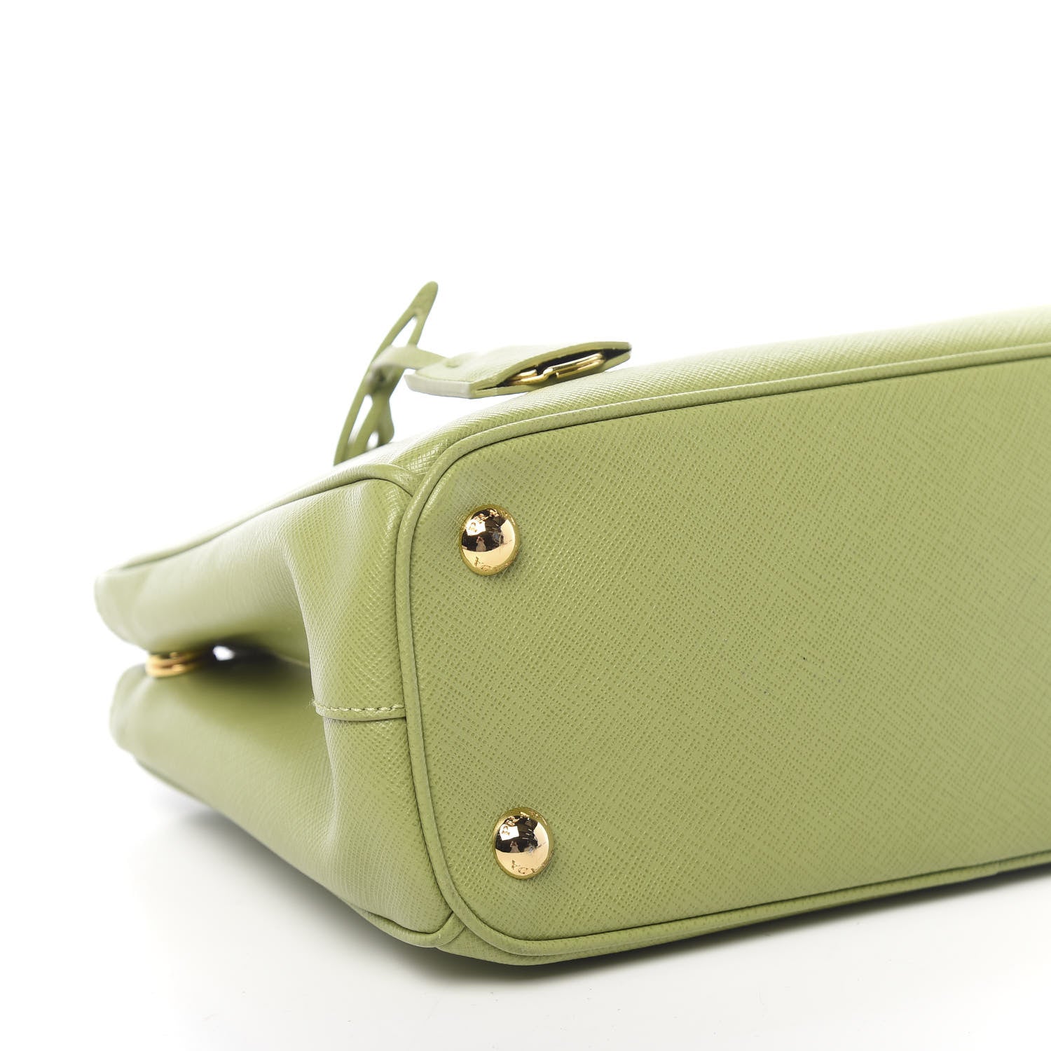 Prada Saffiano Lux Mini Galleria Double Zip Tote Prato 8 of 12