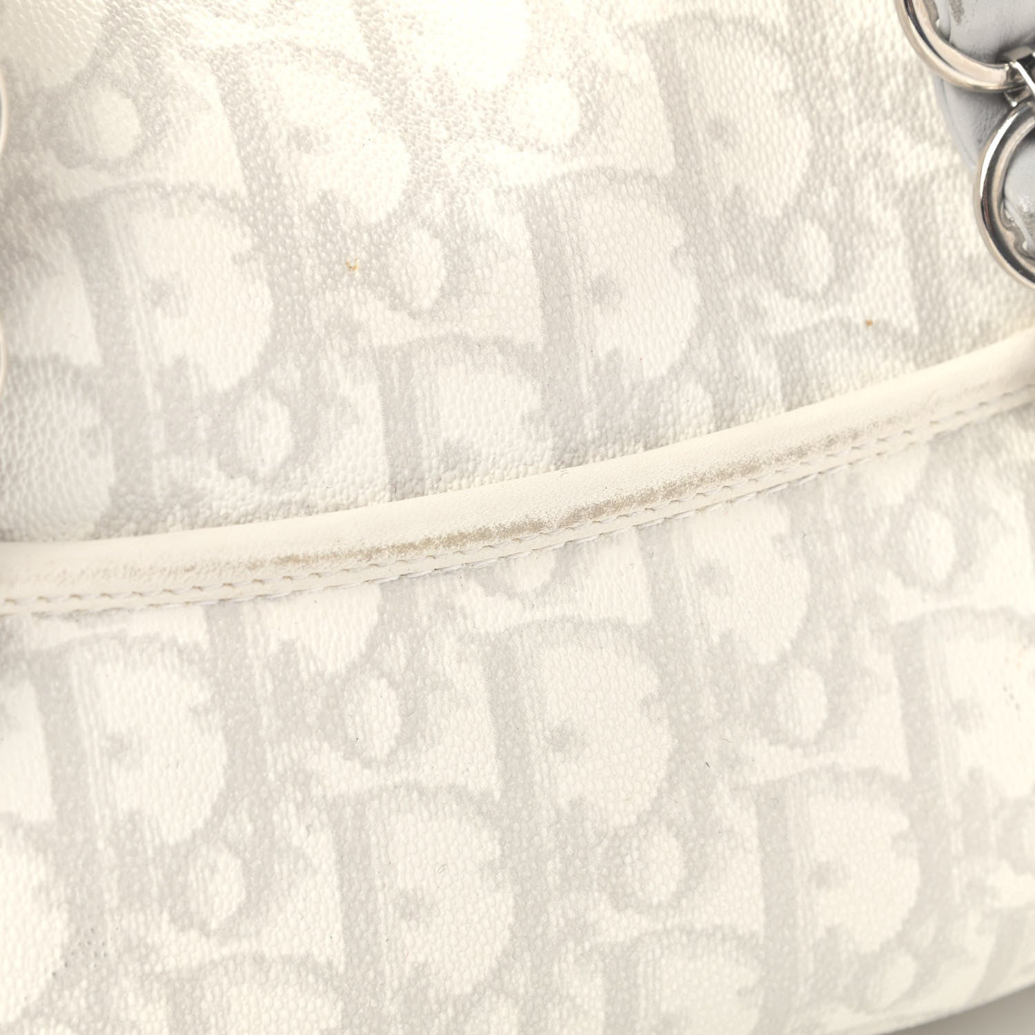 Christian Dior Monogram Romantique Trotter Bag Grey 16 of 20