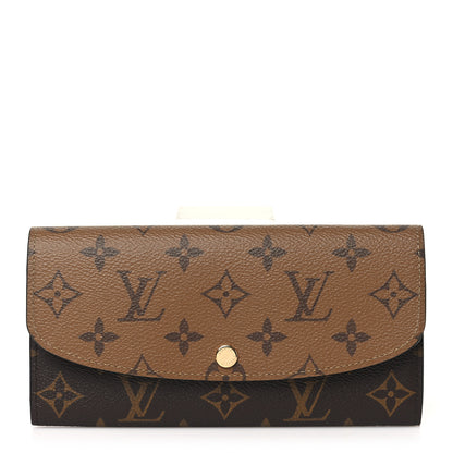 Louis Vuitton Reverse Monogram Emilie Wallet 1 of 8