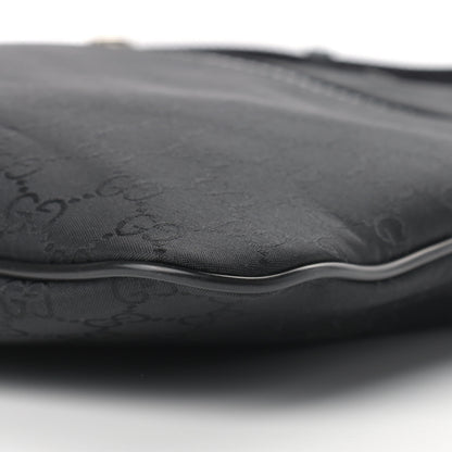 Gucci Nylon Monogram Medium Flat Messenger Bag Black 9 of 9