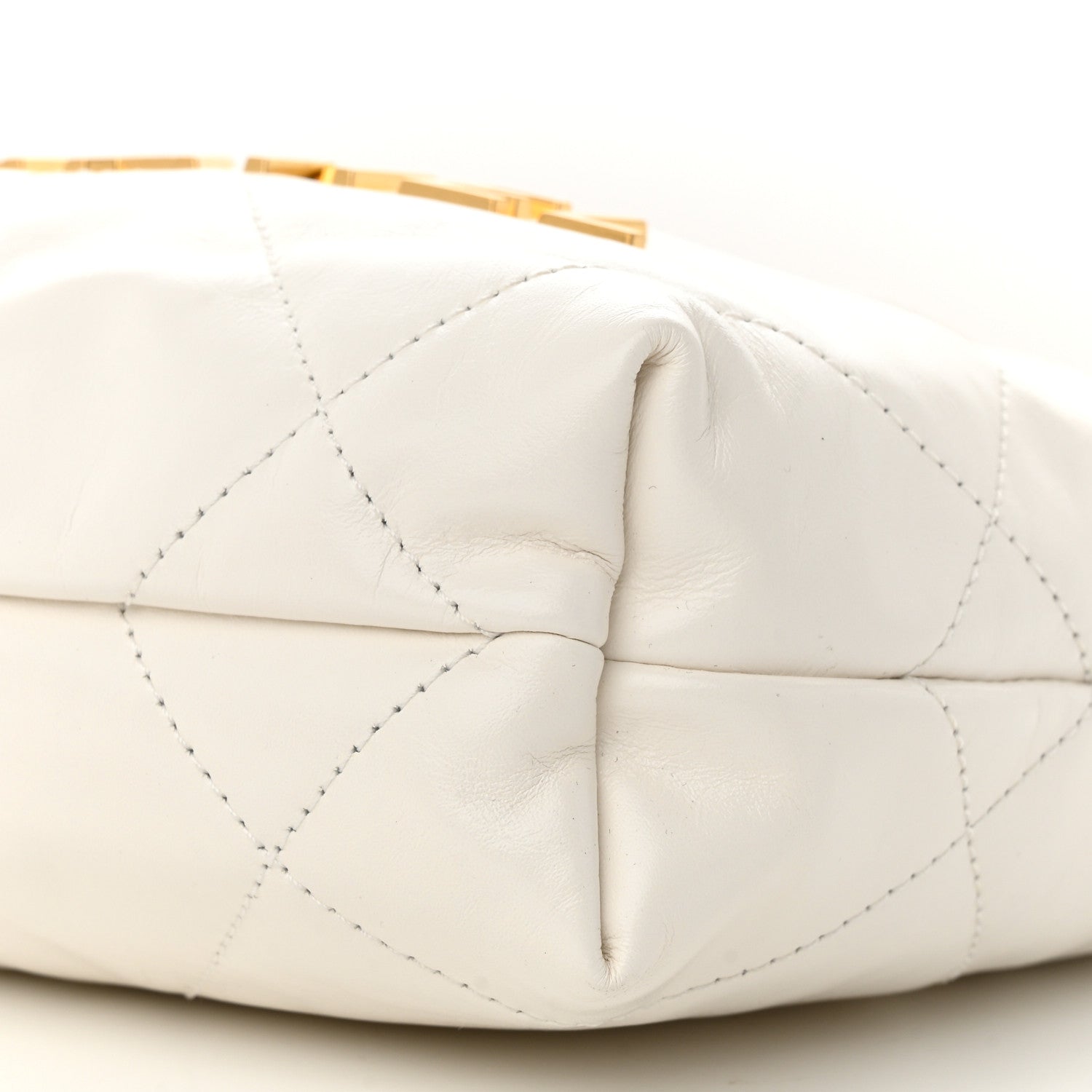 Chanel Shiny Calfskin Quilted Mini Chanel 22 White 10 of 10