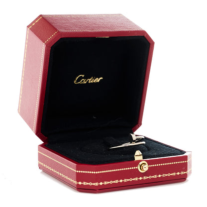 Cartier 18K White Gold Small Juste Un Clou Ring 59 8.75 6 of 6