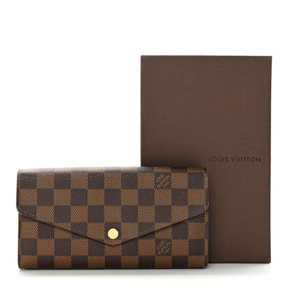 Louis Vuitton Damier Ebene Sarah Wallet NM 15 of 15