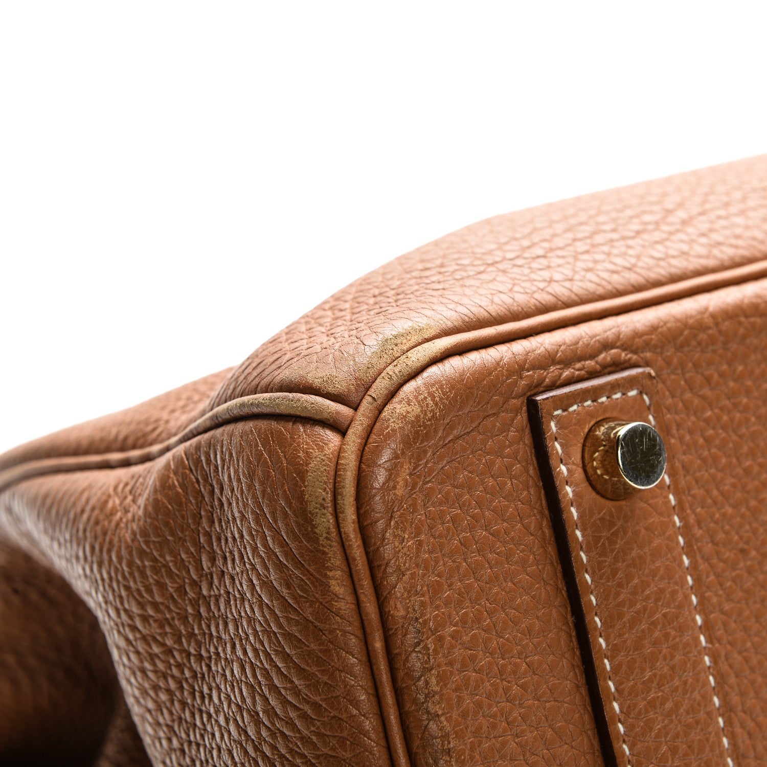 Hermes Taurillon Clemence Birkin 40 Gold 12 of 37