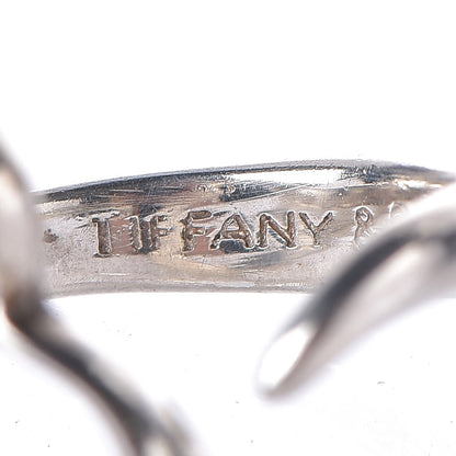 Tiffany Elsa Peretti Sterling Silver Open Heart Ring 52 6 6 of 6
