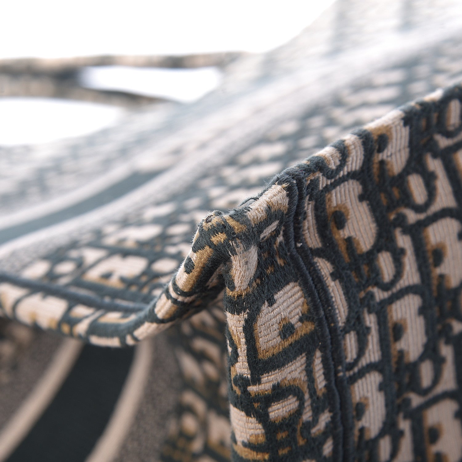 Christian Dior Oblique Large Book Tote Vert Multicolor 9 of 16