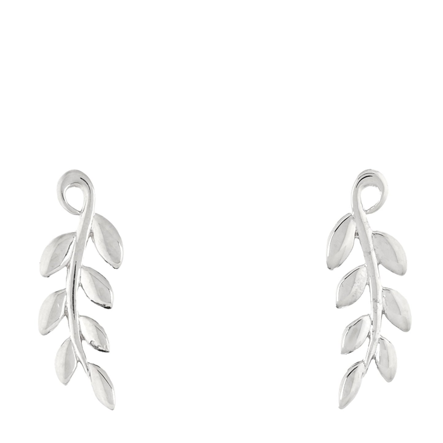 Sterling Silver Paloma Picasso Olive Leaf Climber Earrings