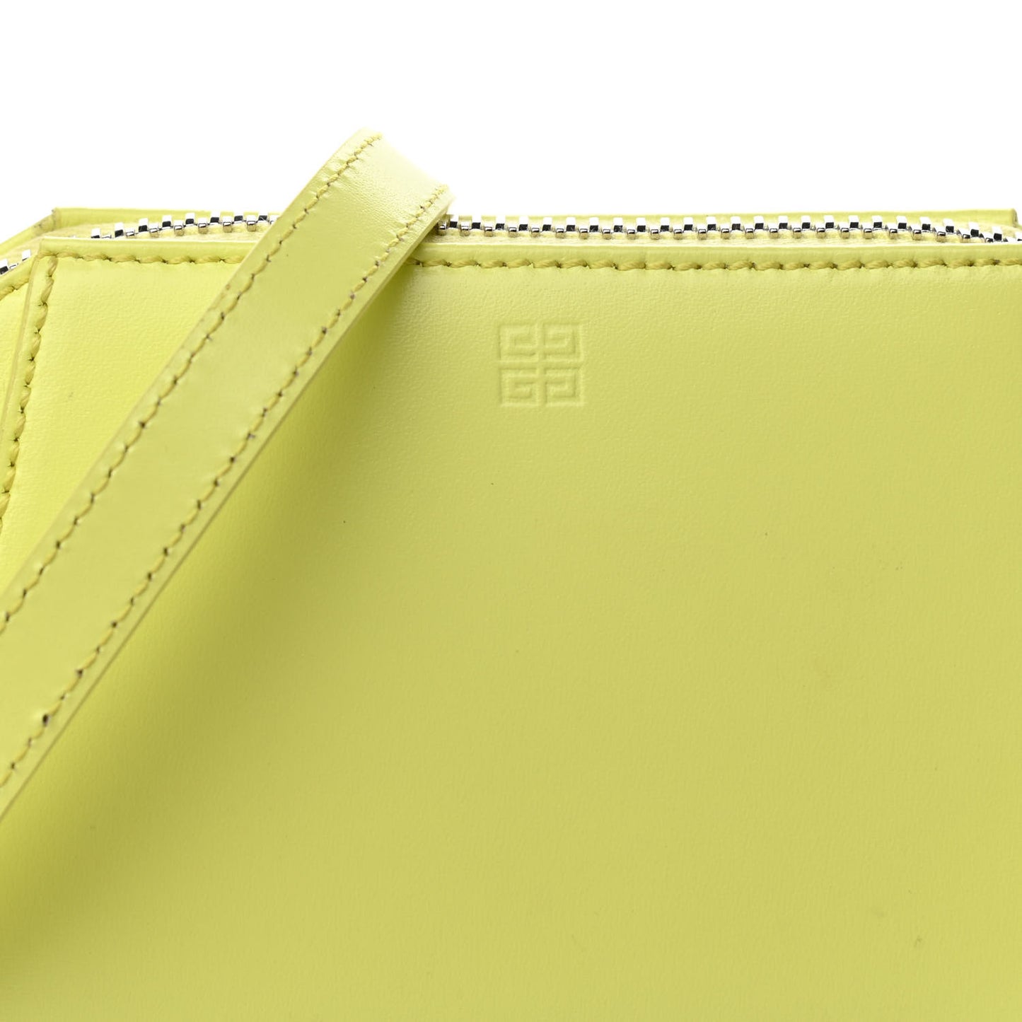 Smooth Calfskin Nano Antigona Acid Yellow