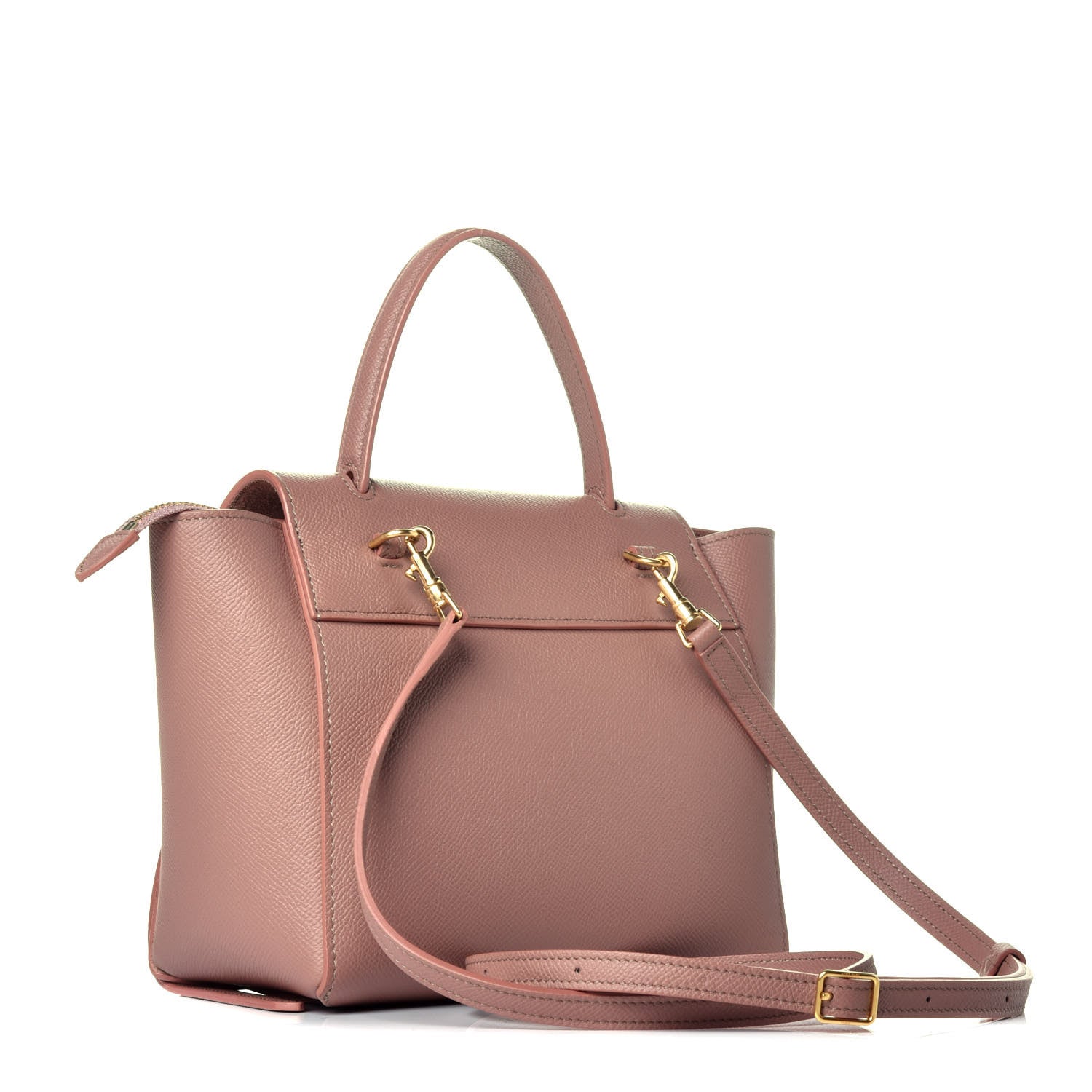 Celine Grained Calfskin Nano Belt Bag Antique Rose 4 of 10