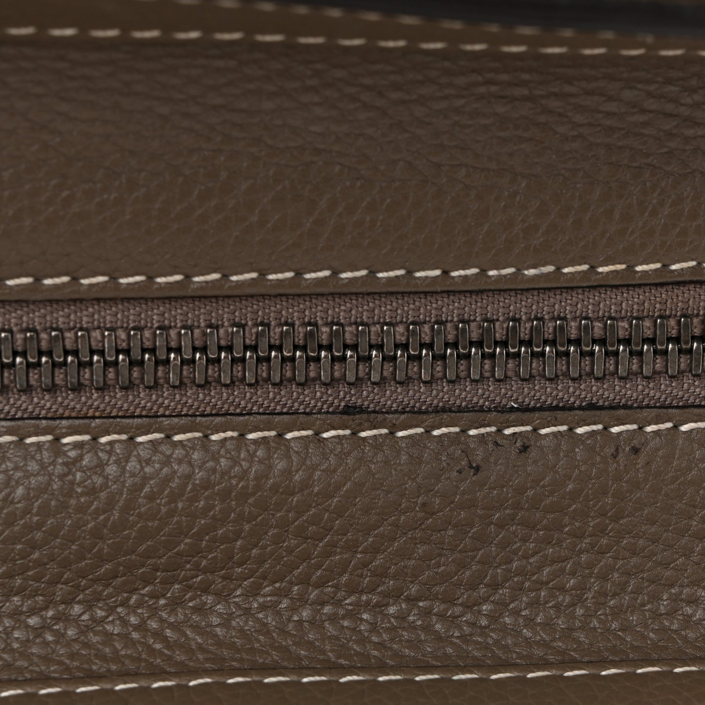 Drummed Calfskin Micro Luggage Souris