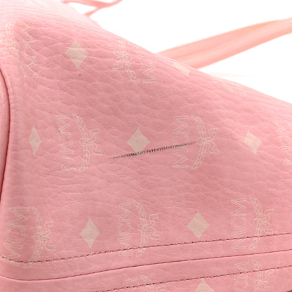 MCM Visetos Medium Liz Reversible Shopper Tote Pink 29 of 29