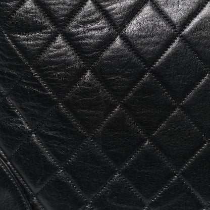 Chanel Lambskin Quilted Hobo Black 15 of 18