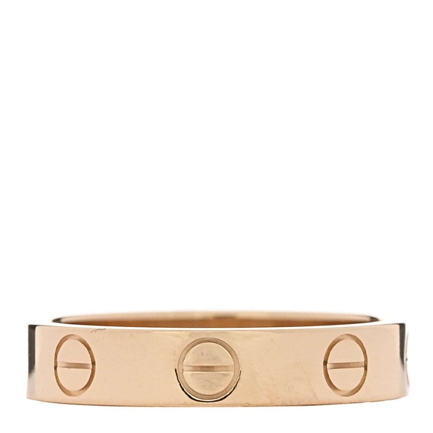 Cartier 18K Yellow Gold 3.5mm LOVE Wedding Band Ring 49 4.75 3 of 5