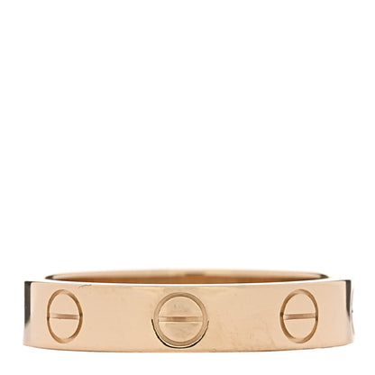 Cartier 18K Yellow Gold 3.5mm LOVE Wedding Band Ring 49 4.75 3 of 5
