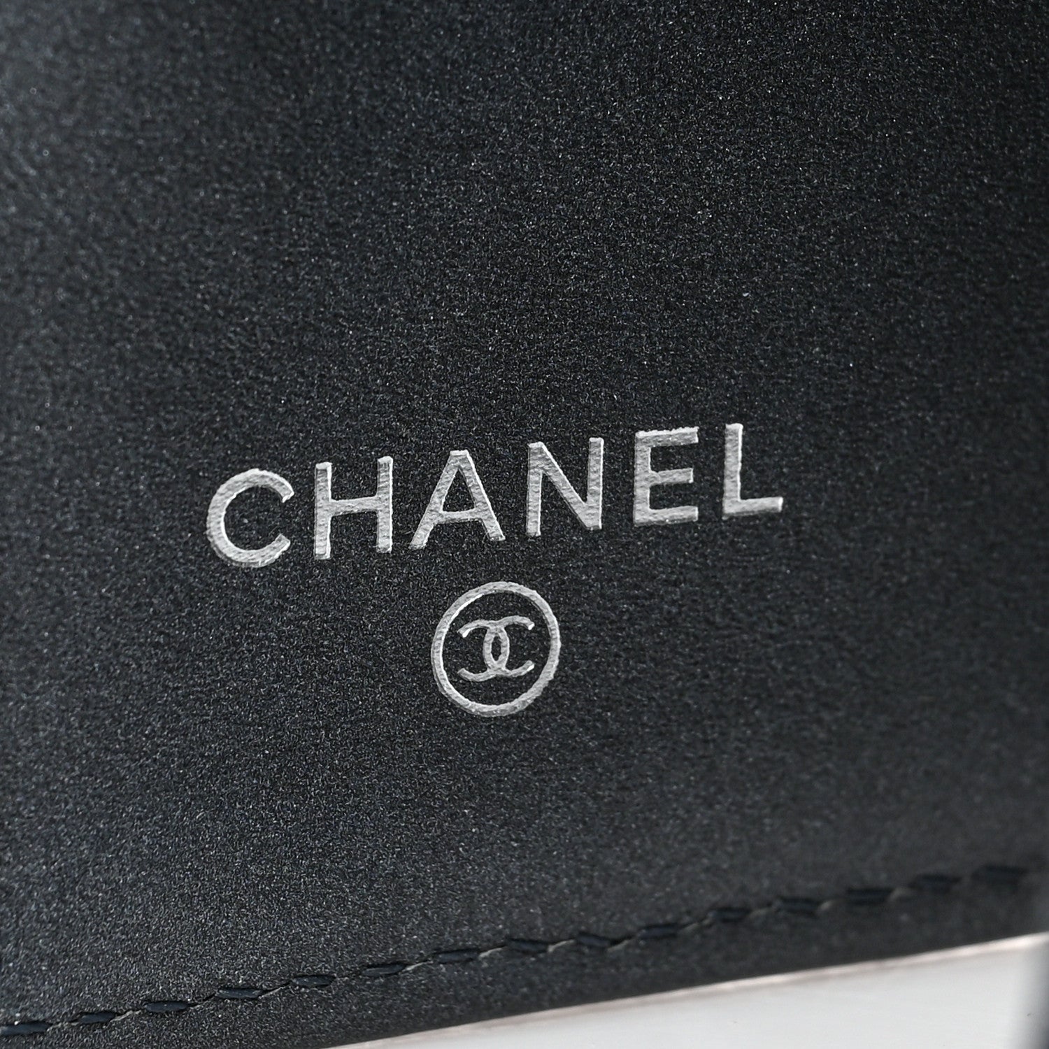 Chanel Iridescent Caviar Quilted Large Gusset Flap Wallet Black 6 of 7