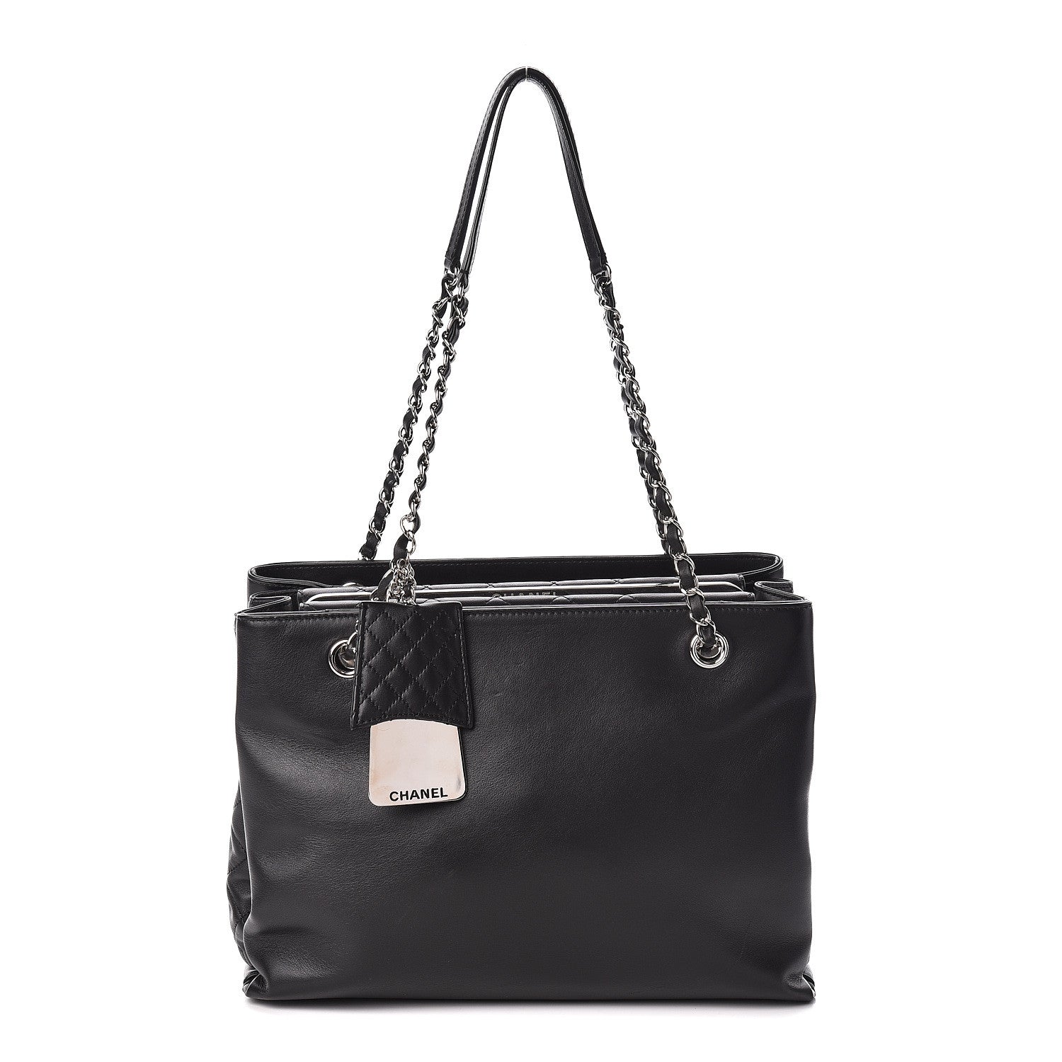 Chanel Calfskin Shopping Tote Black 1 of 10