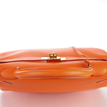 Hermes Veau Gulliver Kelly Retourne 35 Orange 20 of 31
