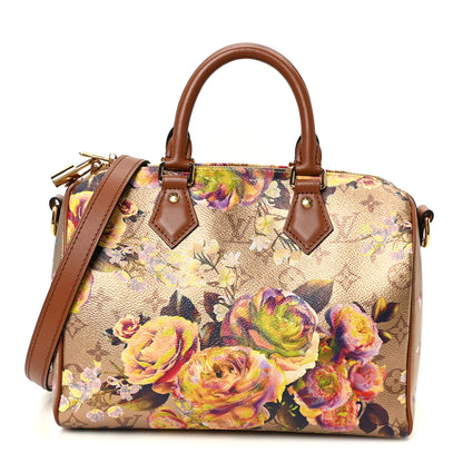 Louis Vuitton Metallic Monogram LV Garden Speedy Bandouliere 25 Gold 1 of 10