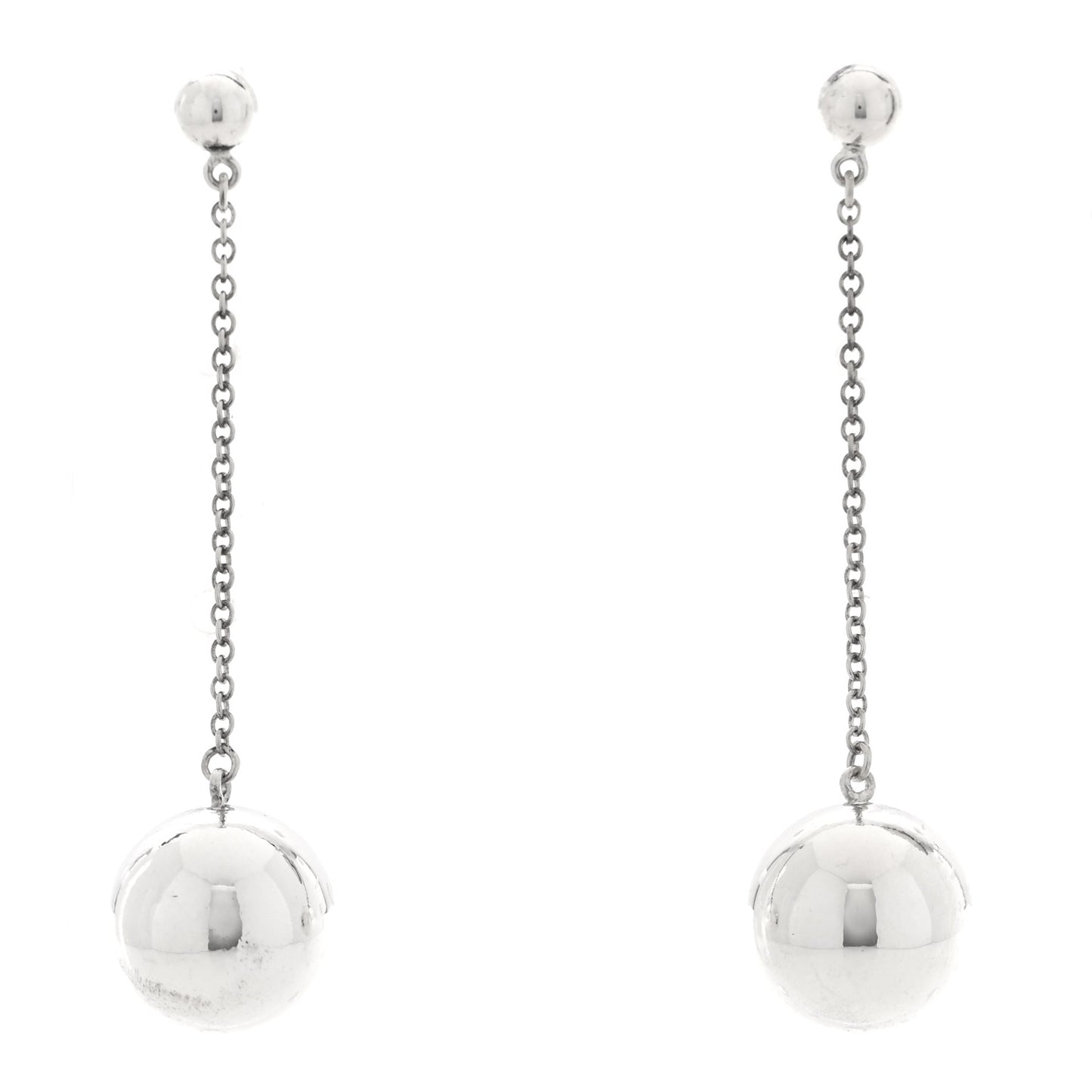 Sterling Silver 10mm HardWear Ball Drop Earrings