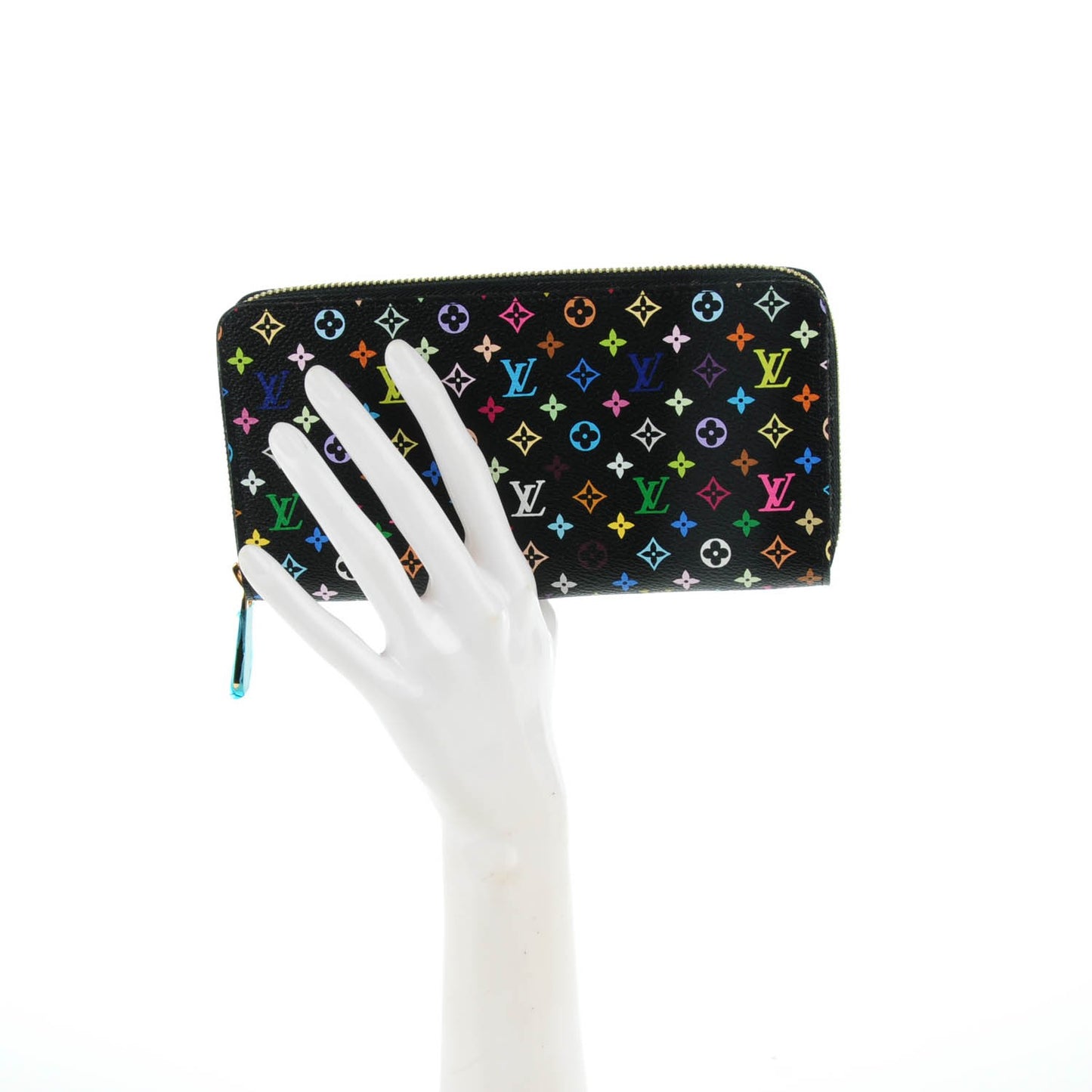 Monogram Multicolor Zippy Wallet Black Grenade