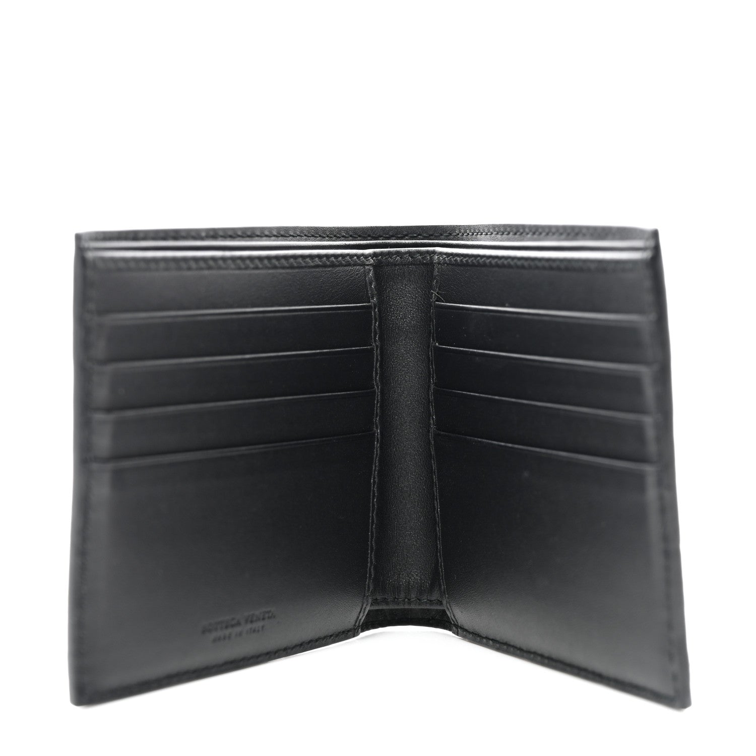 Bottega Veneta Nappa Intrecciato Bi-Fold Wallet Black 5 of 8