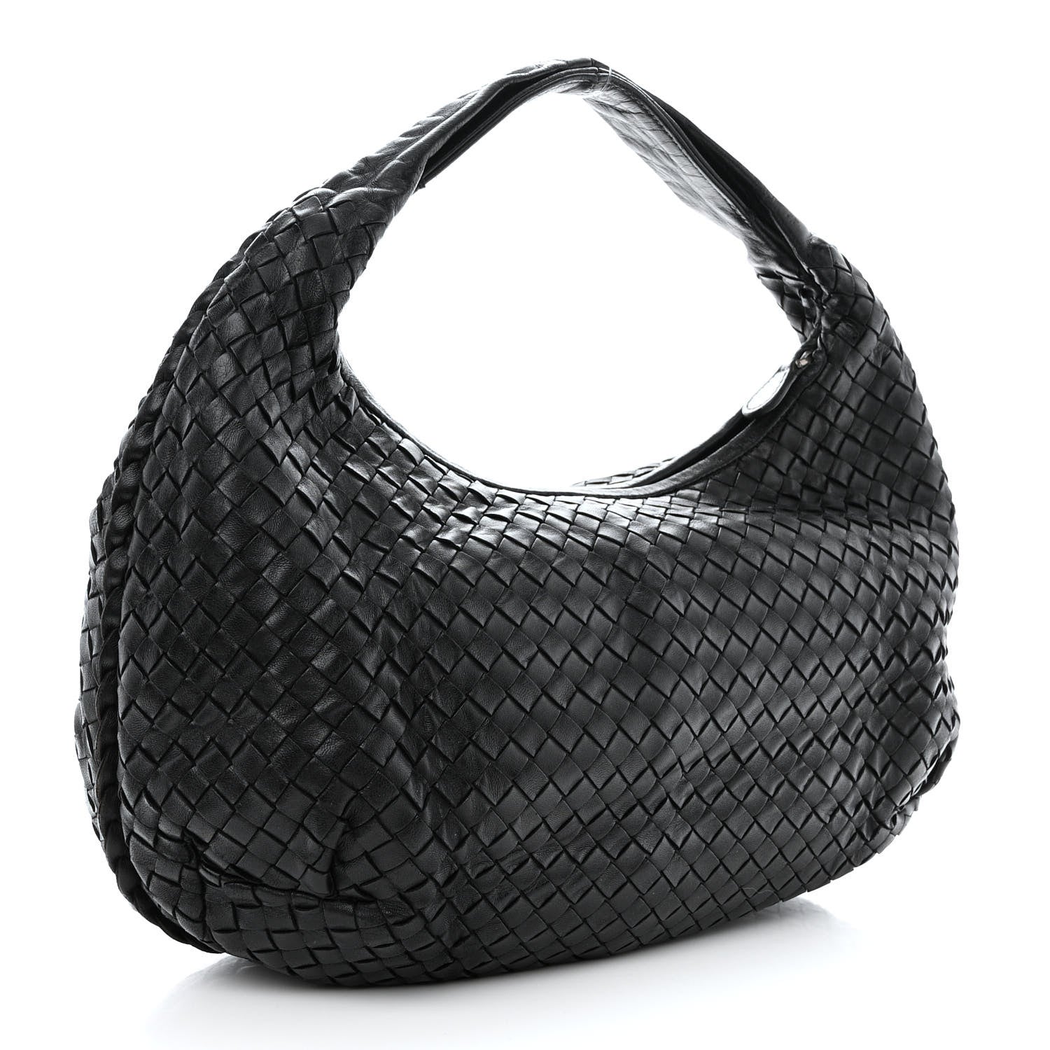 Bottega Veneta Nappa Intrecciato Medium Belly Veneta Hobo Black 3 of 10