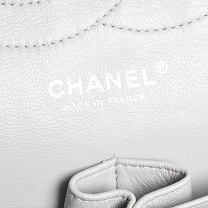 Chanel Caviar Quilted Jumbo Double Flap Light Grey 7 of 16