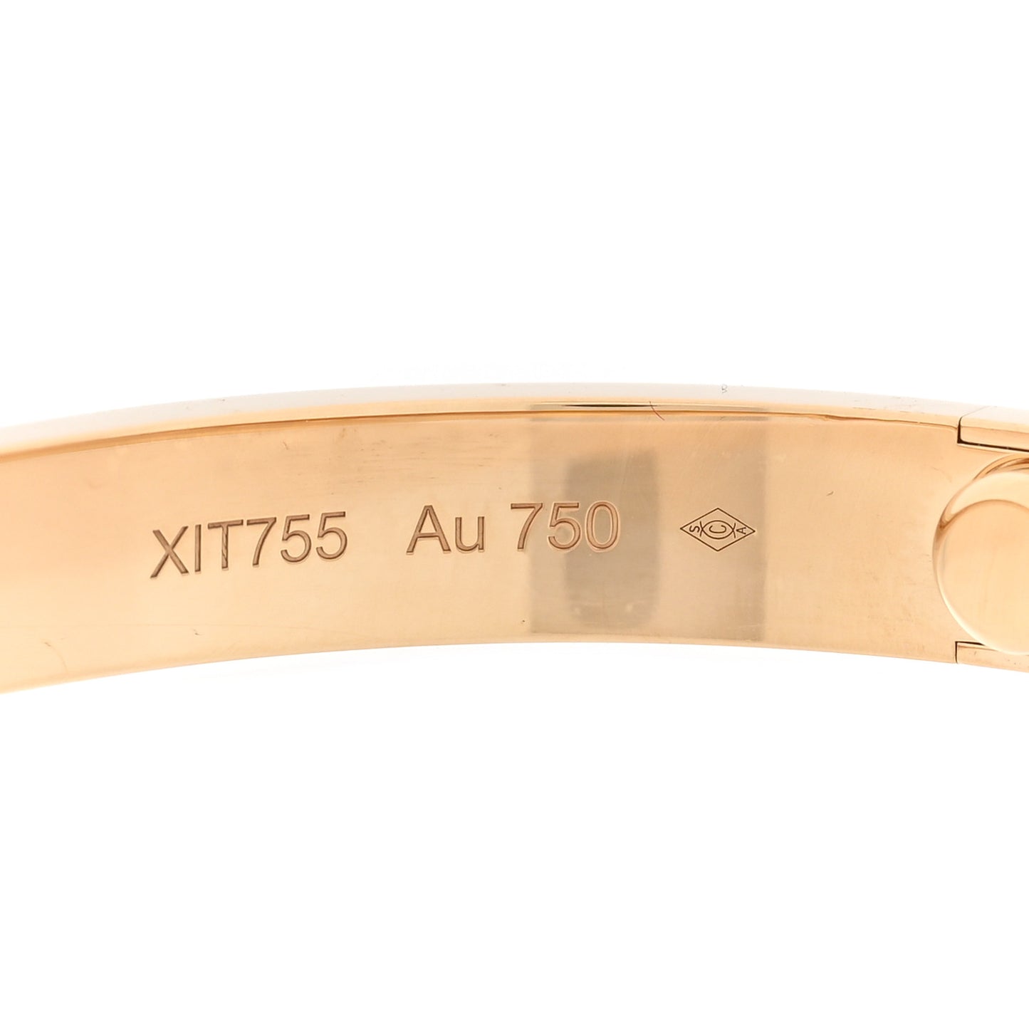 18K Yellow Gold LOVE Bracelet 16