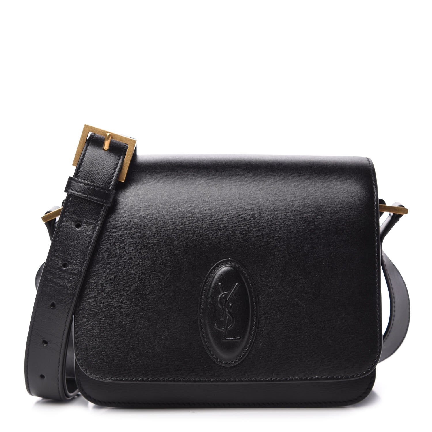 Saint Laurent Calfskin Le 61 Shoulder Bag Black 1 of 10
