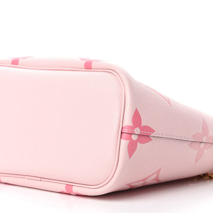Louis Vuitton Empreinte Monogram Giant By The Pool Marshmallow Hobo PM Bouton De Rose 7 of 11