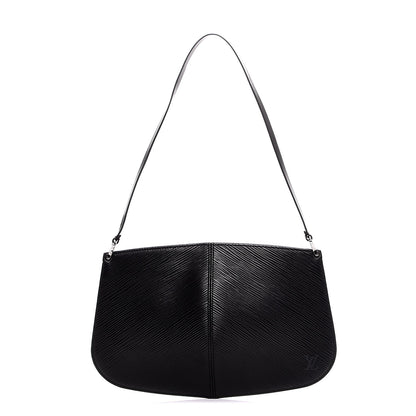 Louis Vuitton Epi Demi Lune Pochette Black 1 of 7