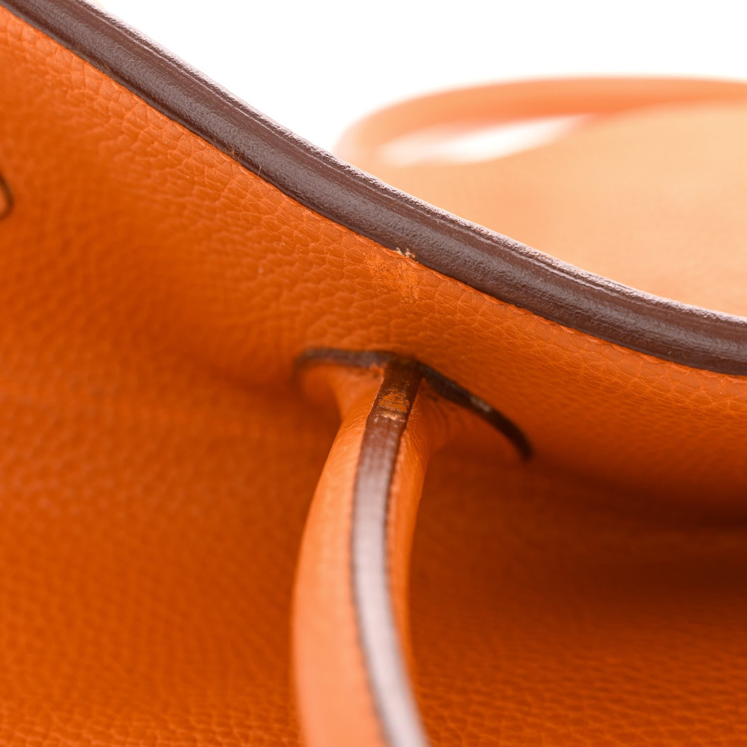 Hermes Taurillon Clemence JPG Birkin 42 Orange 24 of 30