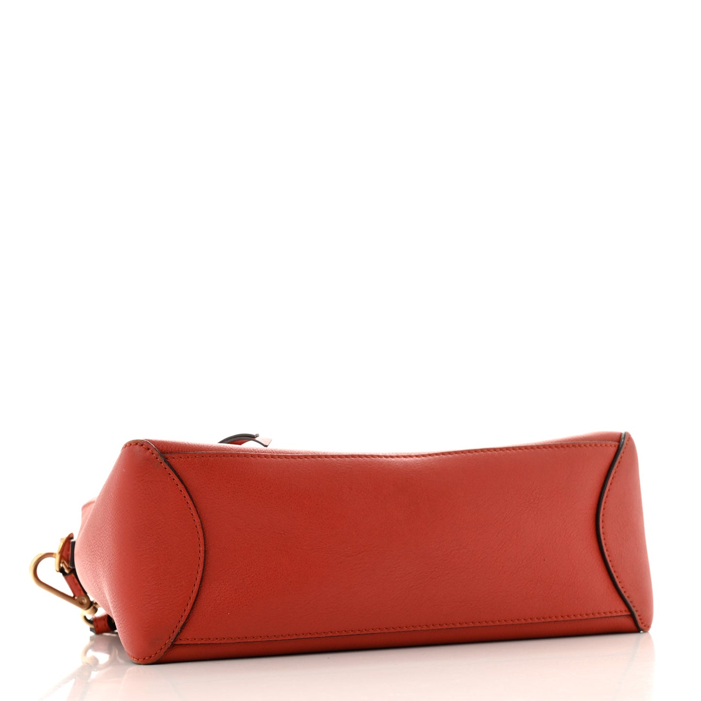 Calfskin Small Faye Day Shoulder Bag Dahlia Red