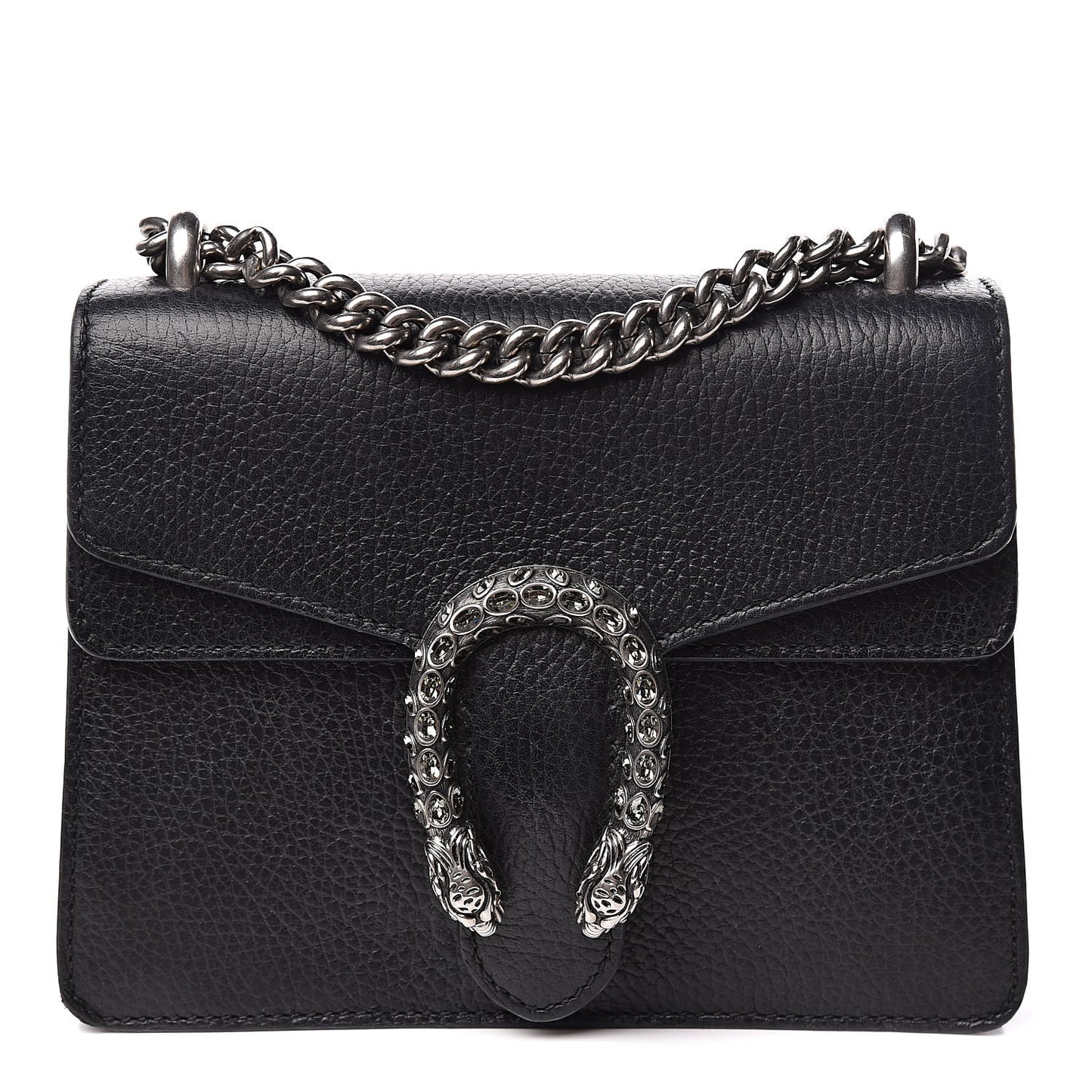 Calfskin Mini Dionysus Shoulder Bag Black