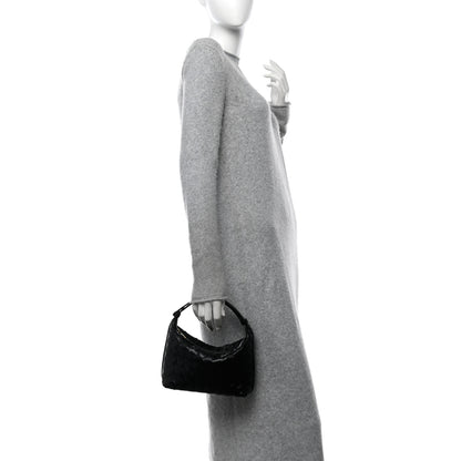 Bottega Veneta Calfskin Nappa Intrecciato Mini Wallace Black 2 of 10