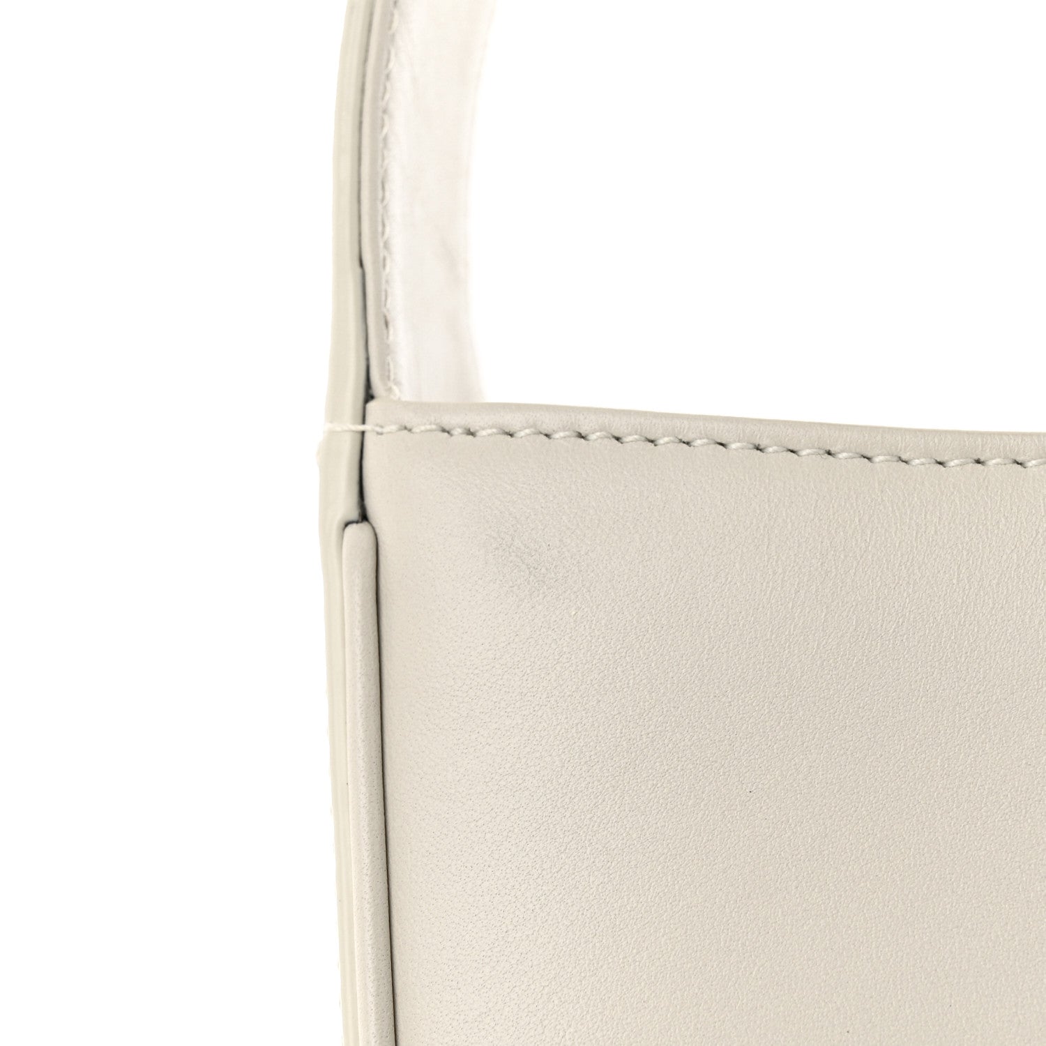 Saint Laurent Smooth Calfskin Le 5 A 7 Hobo Blanc Vintage 21 of 25