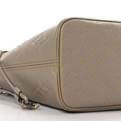 Louis Vuitton Empreinte Monogram Giant Neverfull MM Tourterelle 8 of 9